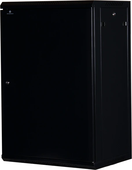 Rockstable 19" Wandschrank 18HE, Stahltür, IP2X, schwarz, 440mm tief