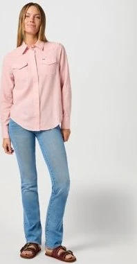 Wrangler Bootcut Jeans stelth (Damen)
