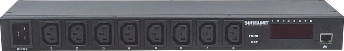 Intellinet 19" IP-Steckdosenleiste, 1HE, 8-fach, 240V, 3m