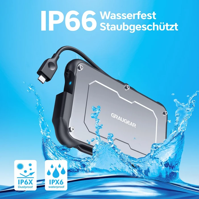 Graugear G-2502-C-10G, 2.5", USB-C 3.1