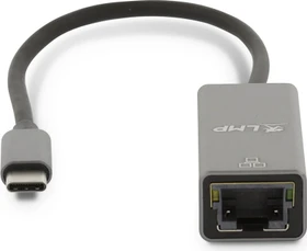 LMP LAN-Adapter, USB-C 3.0 [Stecker], Space Grey (16003)