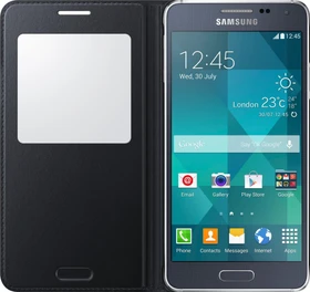 Samsung S-View Cover für Galaxy Alpha weiß