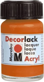 Marabu Decorlack Acryl Acrylfarbe, orange, 15ml