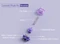 Akko V3 Pro Lavender Purple 5-Pin Tactile Switch Set, 45er-Pack Vorschaubild