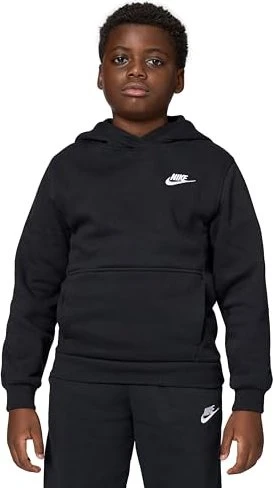 Nike Sportswear Club Fleece Hoodie schwarz/weiß (Junior)
