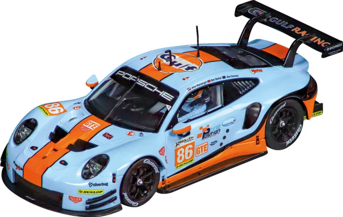 Carrera Evolution Porsche 911 RSR Gulf Racing, Mike Wainwright, No.86, Silverstone 2018 (27780)