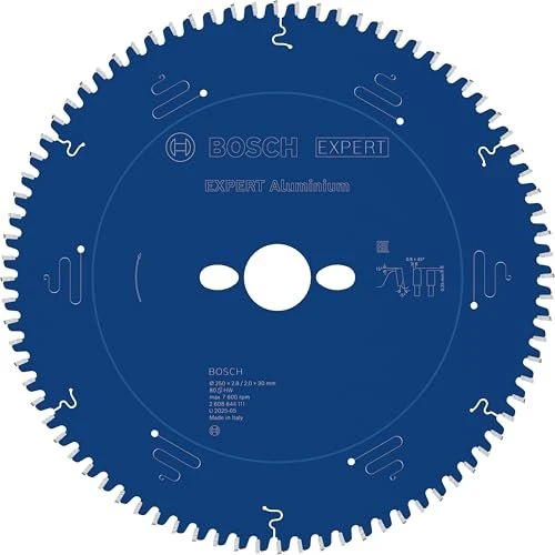 Bosch Professional Expert for Aluminium Kreissägeblatt 80Z, 250x2x30mm, 1 Stück