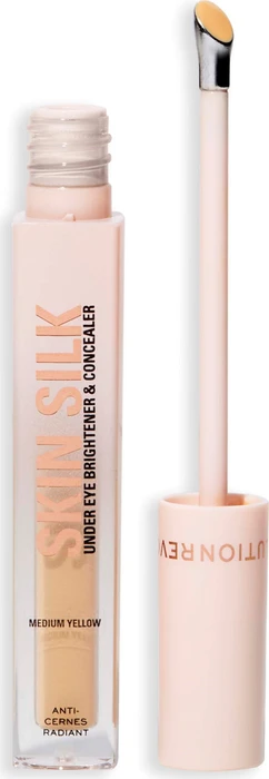Revolution Beauty Skin Silk Radiant Serum Under Eye Brightener & Concealer medium yellow, 4ml