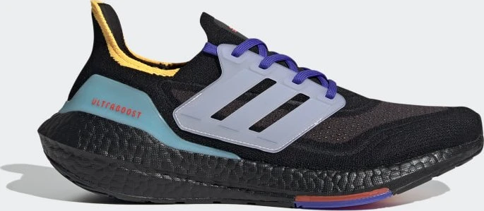adidas Ultraboost 21 core black/cloud white/pulse aqua (Herren)