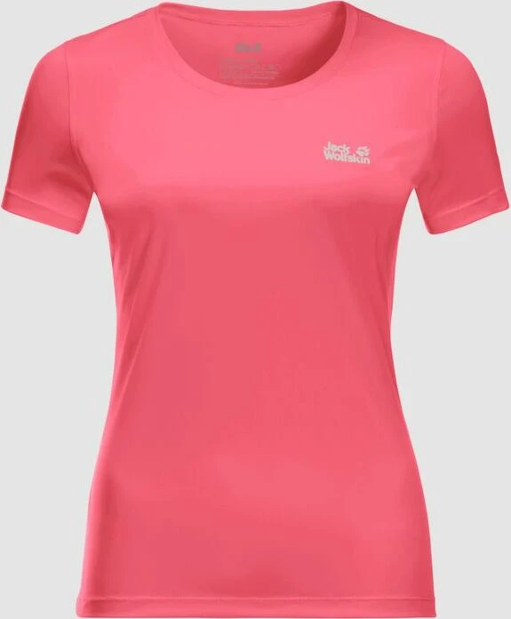Jack Wolfskin Tech Funktionsshirt kurzarm coral pink (Damen)
