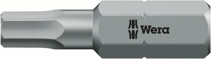 Wera 840/1 Z Innensechskant Bit 1/4" zöllig, 1/16"x25mm, 1 Stück