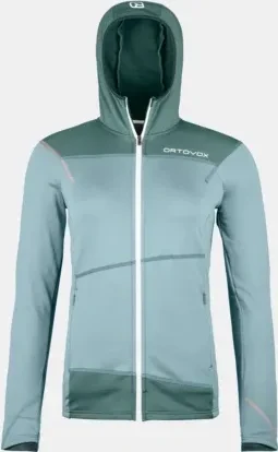 Ortovox Fleece Light Hoody Funktionsjacke glacier grey (Damen)