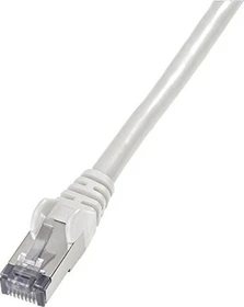 goobay Patchkabel, Cat6, S/FTP, RJ-45/RJ-45, 50m, grau