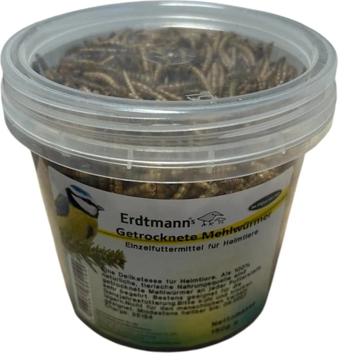 Erdtmanns Premium getrocknete Mehlwürmer
