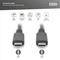 Digitus USB4 Kabel, 40Gb/s, 8K60Hz, 240W PD, USB-C Stecker auf USB-C Stecker, schwarz, 1m Vorschaubild