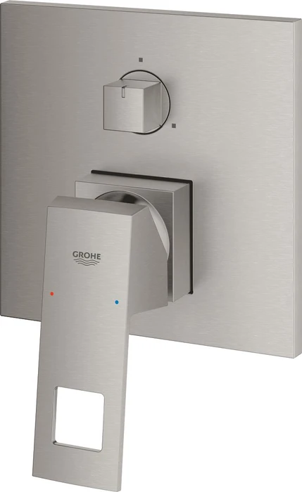 Grohe Eurocube Einhandbatterie mit 3-Wege Umstellung supersteel