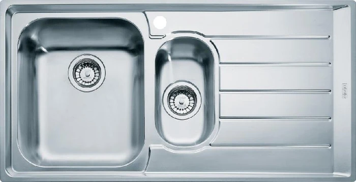 Franke Neptun NEX 651 Einbau Becken links mit Ablauffernbedienung edelstahl