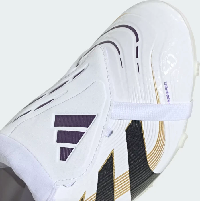 adidas Predator League Fold-Over Tongue FG/MG cloud white/core black/gold metallic (Junior)