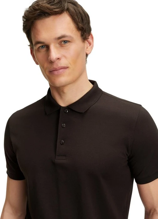 Falke Pima Poloshirt kurzarm braun (Herren)