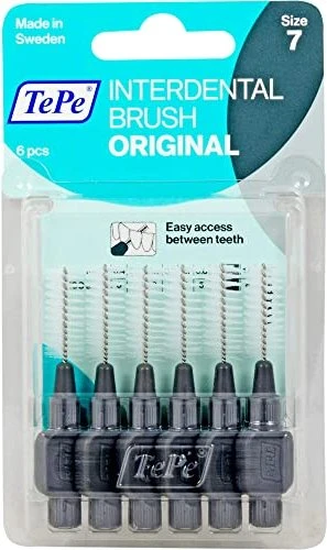 TePe Original Interdentalbürste grau, 6 Stück