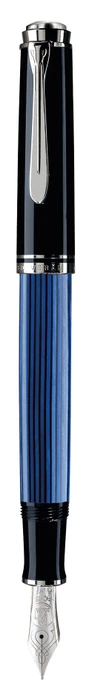Pelikan Souverän M 805 Schwarz-Blau silber
