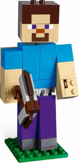 LEGO Minecraft - BigFig Steve mit Papagei