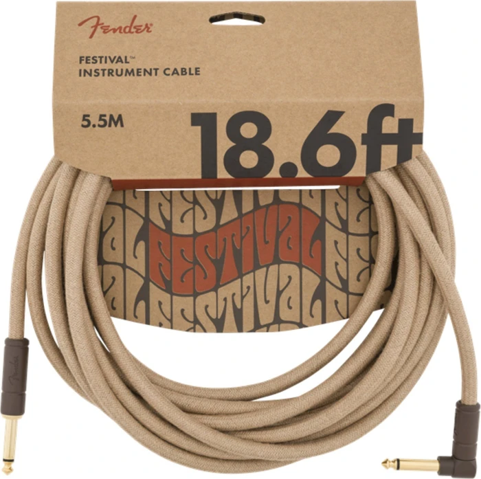 Fender Festival Instrument Cable Natural 5.5m