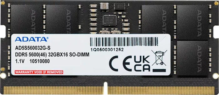 ADATA SO-DIMM 16GB, DDR5-5600, CL46-45-45, X8, tray