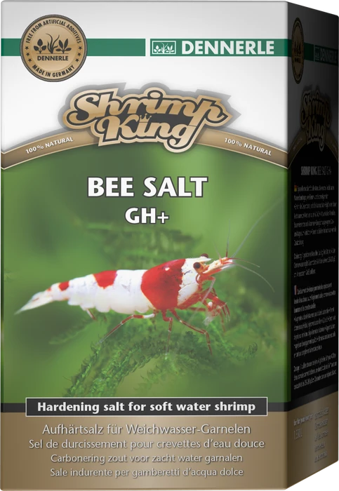 Dennerle Shrimp King Bee Salt GH+, Multi-Mineralsalz für Weichwassergarnelen