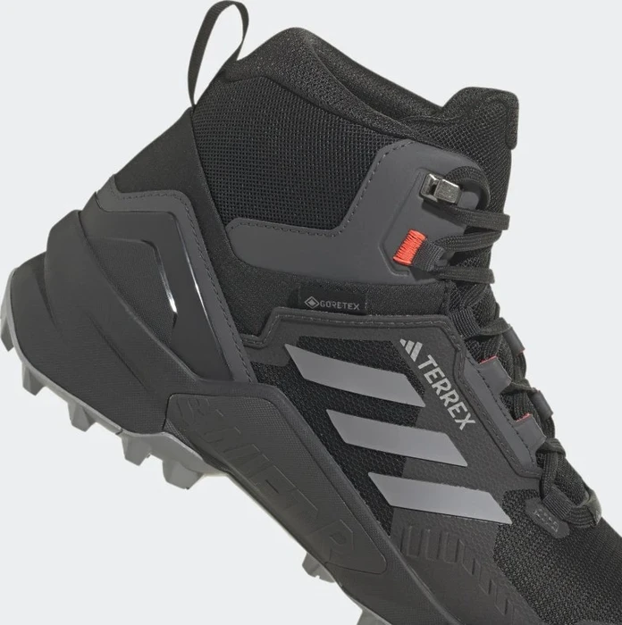 adidas Terrex Swift R3 Mid GTX core black/grey three/solar red (Herren)