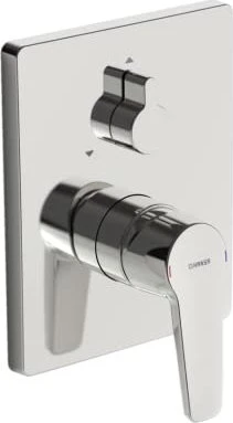 Hansa HansaPolo Fertigmontageset für Wanne/Brause mit Sicherungseinrichtung chrom