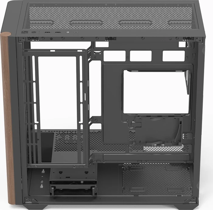 AeroCool D301A Black, inkl. 4x Lüfter, Lüfter LED ARGB, Glasfenster