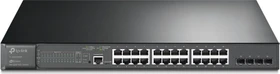 TP-Link SG3400 JetStream Rackmount Gigabit Managed Switch, 24x RJ-45, 4x SFP, 384W PoE+