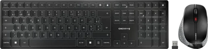 Cherry DW 9500 Slim schwarz/grau, USB/Bluetooth, BE