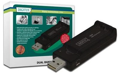 Digitus Wireless 450N DualBand, 2.4GHz/5GHz WLAN, USB-A 2.0 [Stecker]