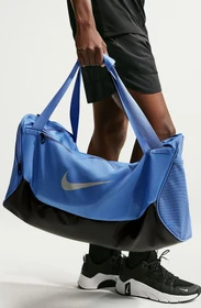 Nike Brasilia Medium Sporttasche indigo storm/black/reflective silver