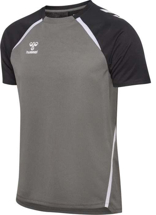 hummel Lead 2.0 Funktionsshirt kurzarm steel grey/asphalt (Herren)
