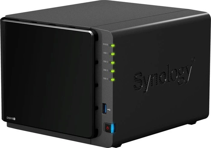 Synology DiskStation DS916+ 10TB, 8GB RAM, 2x RJ-45 1000Base-T, 3x USB-A 3.0