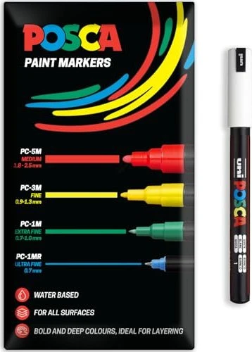 Uni-Ball POSCA PC-1MR Acrylmarker weiß