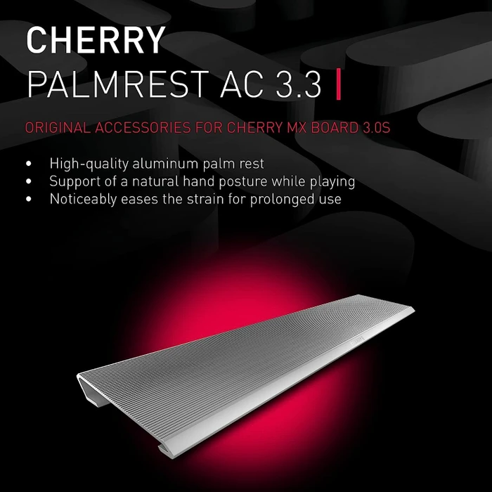 Cherry Palmrest AC 3.3 für Cherry MX Board 3.0 S, silber