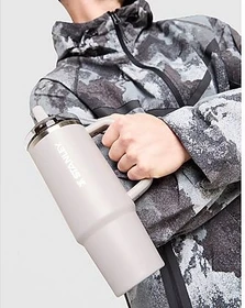 Stanley Quencher Protour Flip Straw Tumbler Isolierflasche 890ml ash
