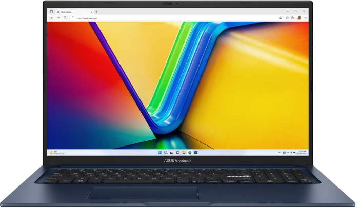 ASUS ASUS VivoBook 17 X1704ZA-AU355W, Quiet Blue, Core i3-1215U, 8GB RAM, 512GB SSD, DE