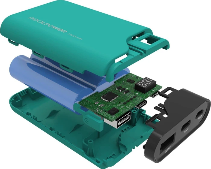 Ultron Powerbank RealPower PB-7500C grün