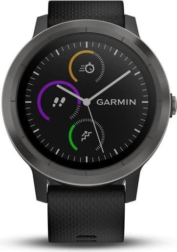 Garmin vivoactive 3 schiefer/edelstahl