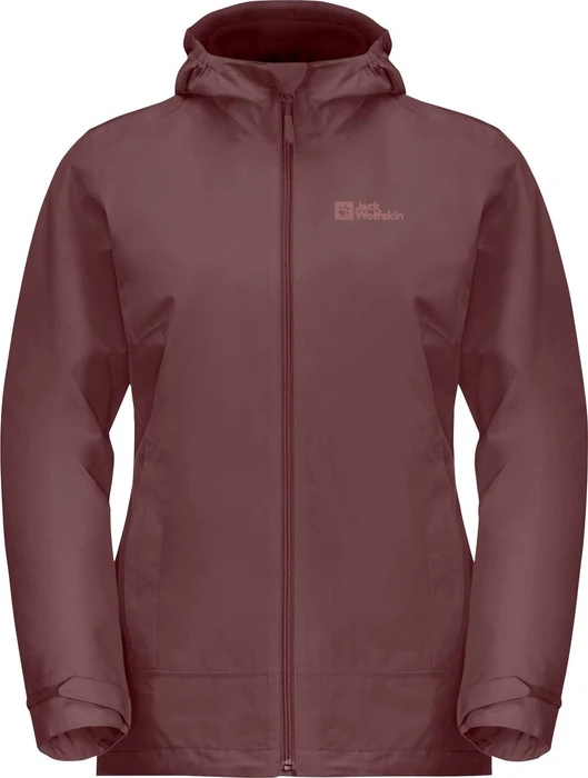 Jack Wolfskin Moonrise 3in1 Funktionsjacke red ochre (Damen)