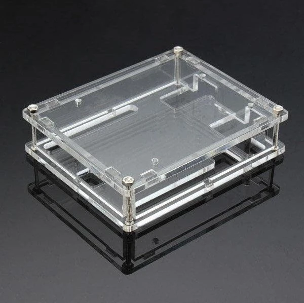 BerryBase Acrylgehäuse für Arduino Uno, transparent