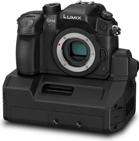Panasonic Lumix DMC-GH4 Body mit DMW-YAGH Video-Interface
