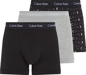 Calvin Klein 3er Boxer Briefs black/grey heather/subdued logo (Herren)