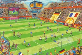 Schmidt Spiele Finale im Fußballstadion