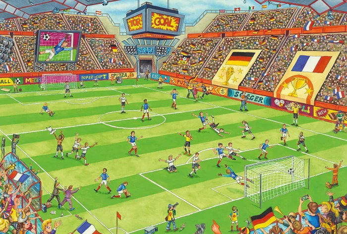 Schmidt Spiele Finale im Fußballstadion